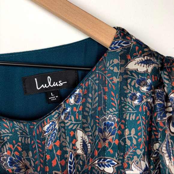 Lulu’s ∣ Long Sleeve Shift Dress ∣ Size Large - Picture 2 of 5